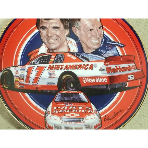 Darrell Waltrip Reflections Of A Champ 6 1/2" Year 1997 Wall Decor Plate Vtg - Picture 11 of 12